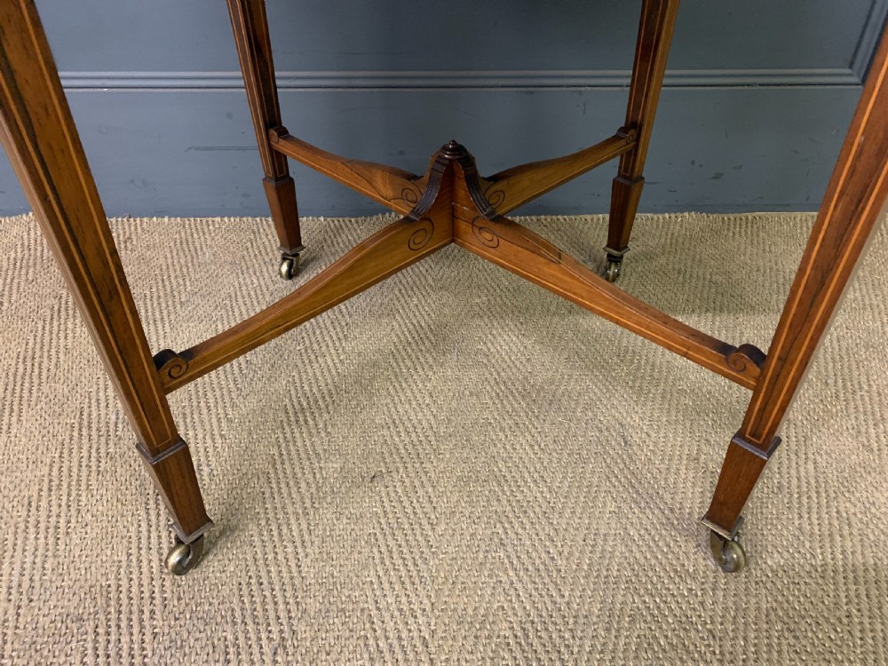 Inlaid Rosewood Table by Maple & Co. View V