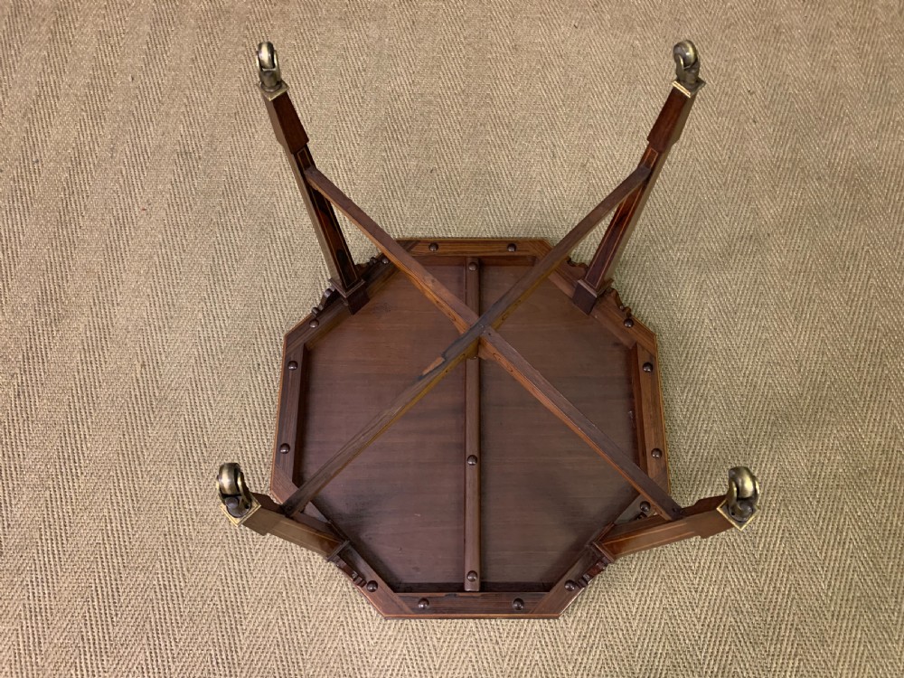 Inlaid Rosewood Table by Maple & Co. View XII