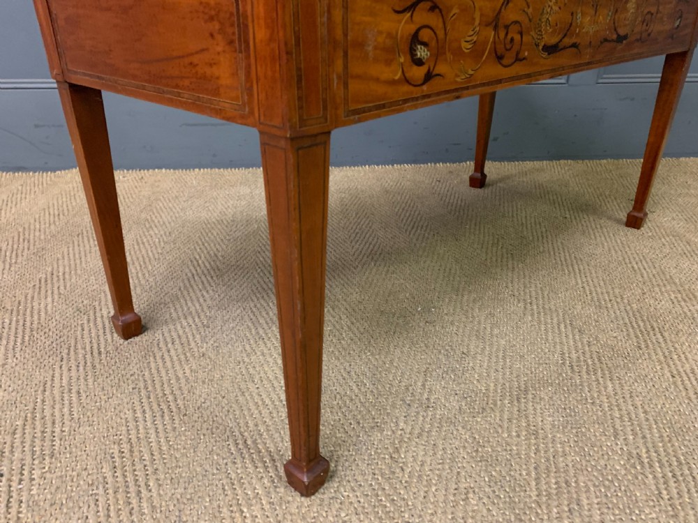 Inlaid Satinwood Piano Duet Stool View XII