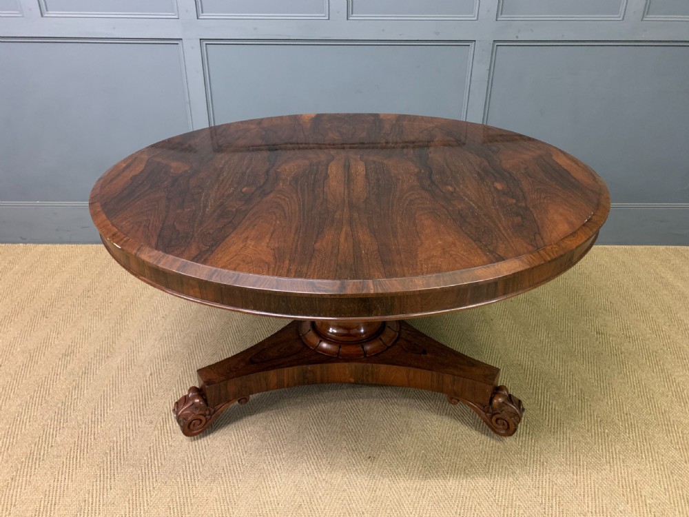 William IV Rosewood Loo Table View II