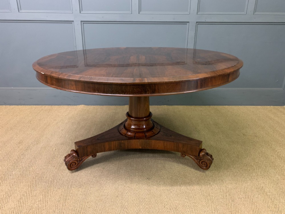 William IV Rosewood Loo Table View III