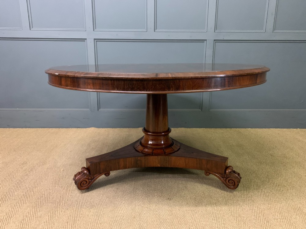 William IV Rosewood Loo Table View IV