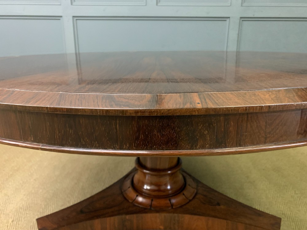 William IV Rosewood Loo Table View V