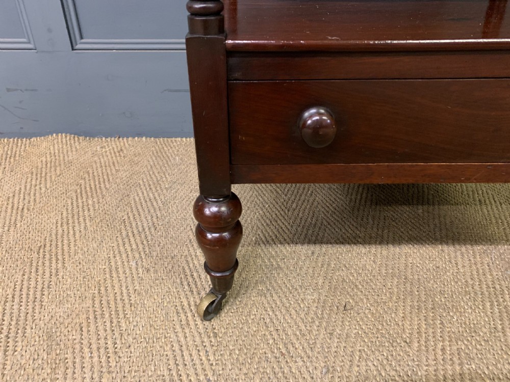 Georgian Mahogany 4 Tier Whatnot View XVIII