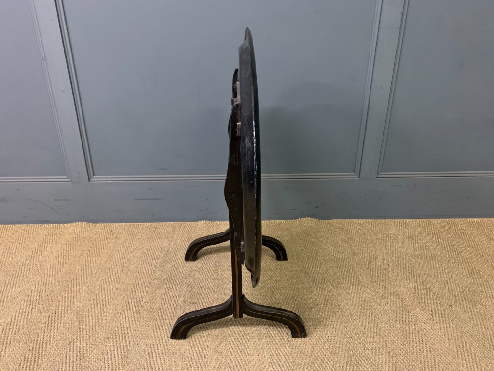 Victorian Papier Mache Tray on Stand View V