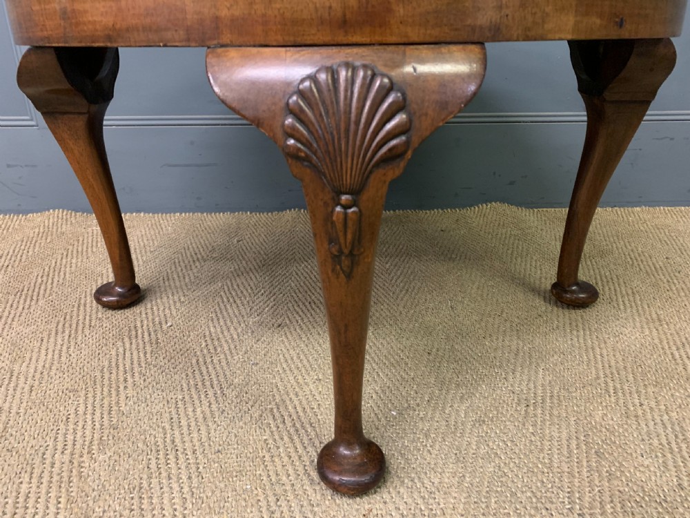 Large Round Burr Walnut Coffee Table View VI