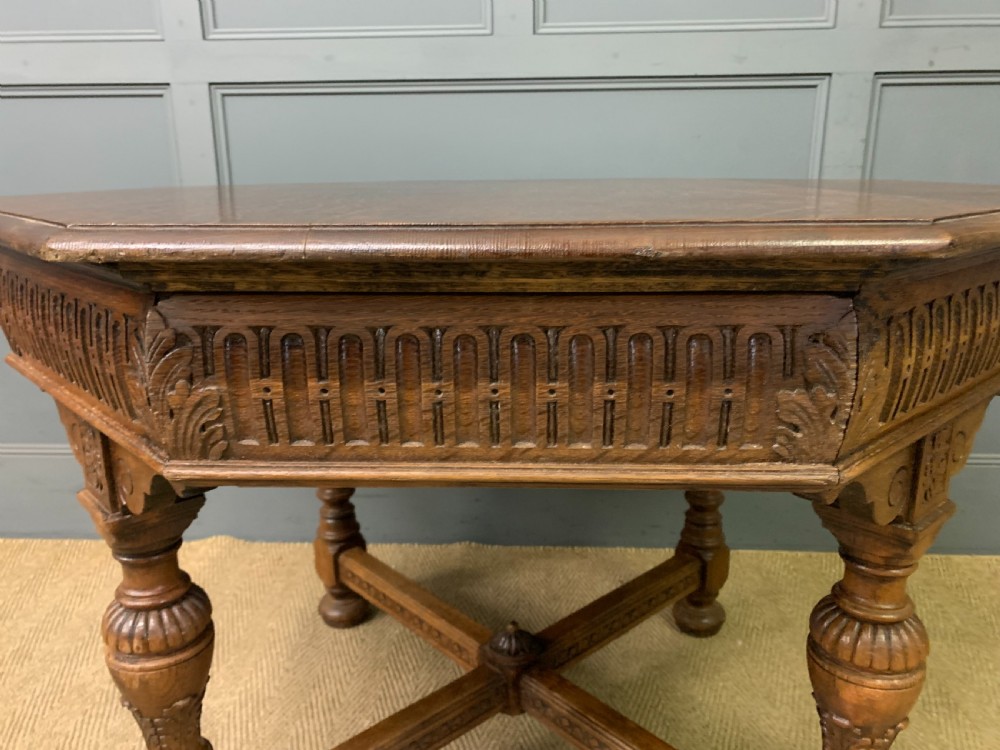 Gillows Oak Centre Table View IV