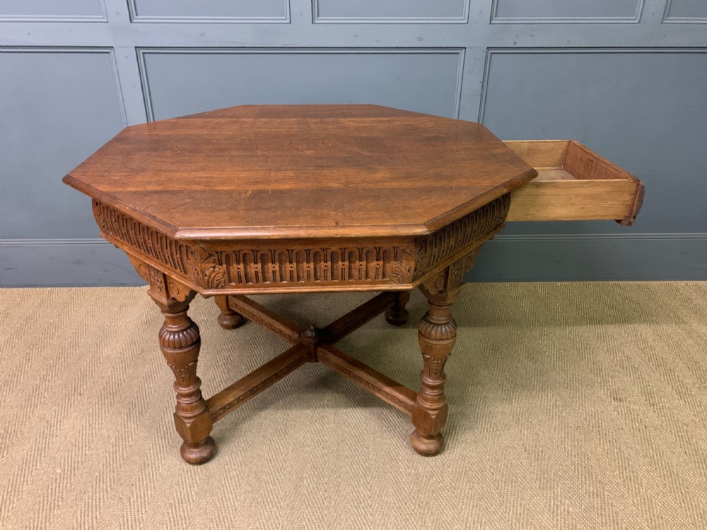 Gillows Oak Centre Table View XIII