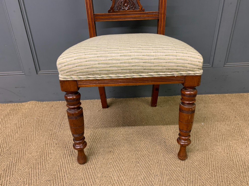 Set of 4 Victorian Walnut Chairs View VIII