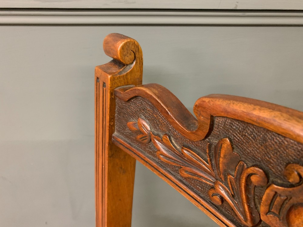 Set of 4 Victorian Walnut Chairs View X