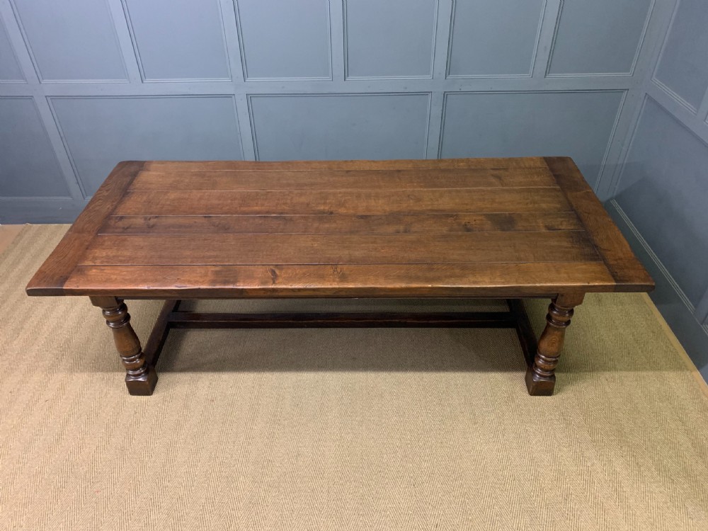 Large Oak Refectory Dining Table View III