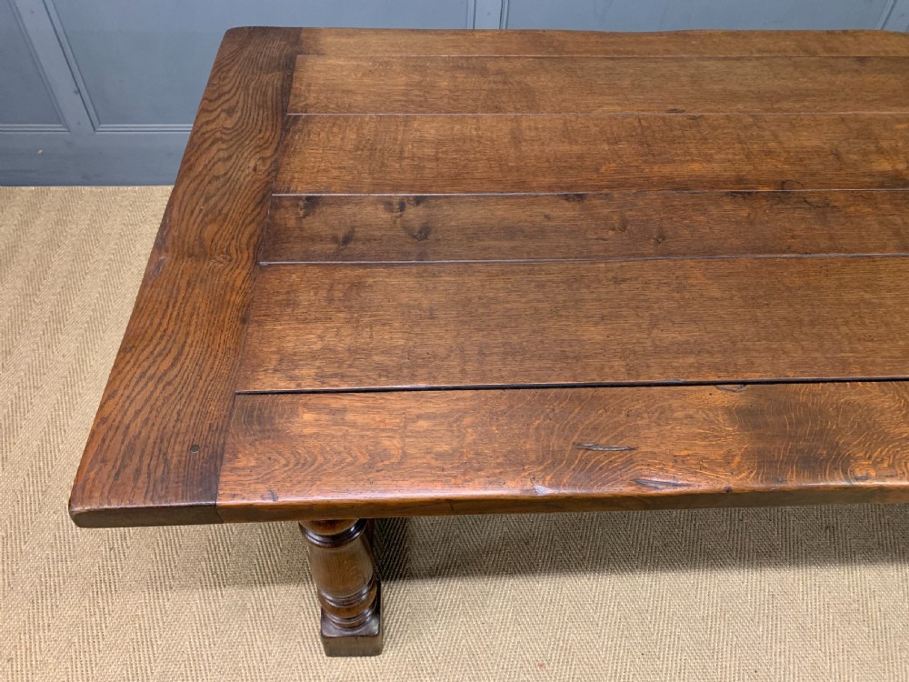 Large Oak Refectory Dining Table View VI