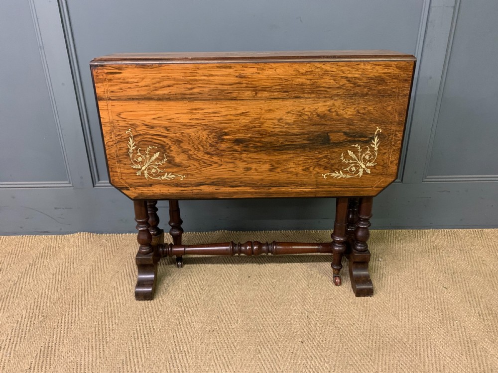 Inlaid Rosewood Sutherland Table View III