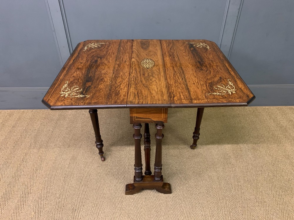 Inlaid Rosewood Sutherland Table View VIII