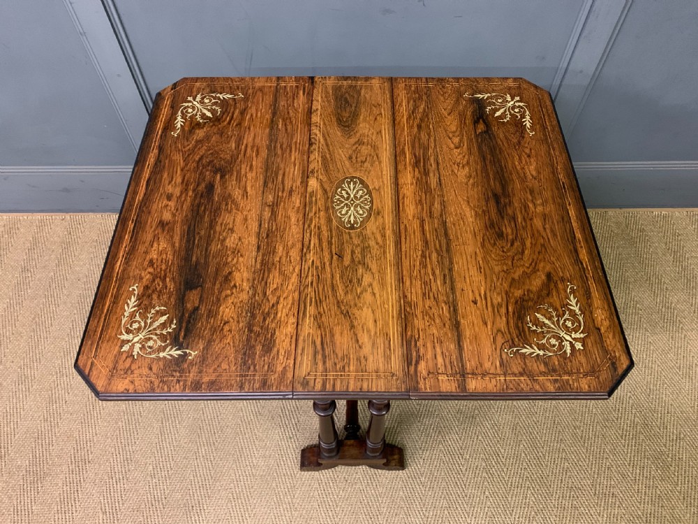 Inlaid Rosewood Sutherland Table View IX