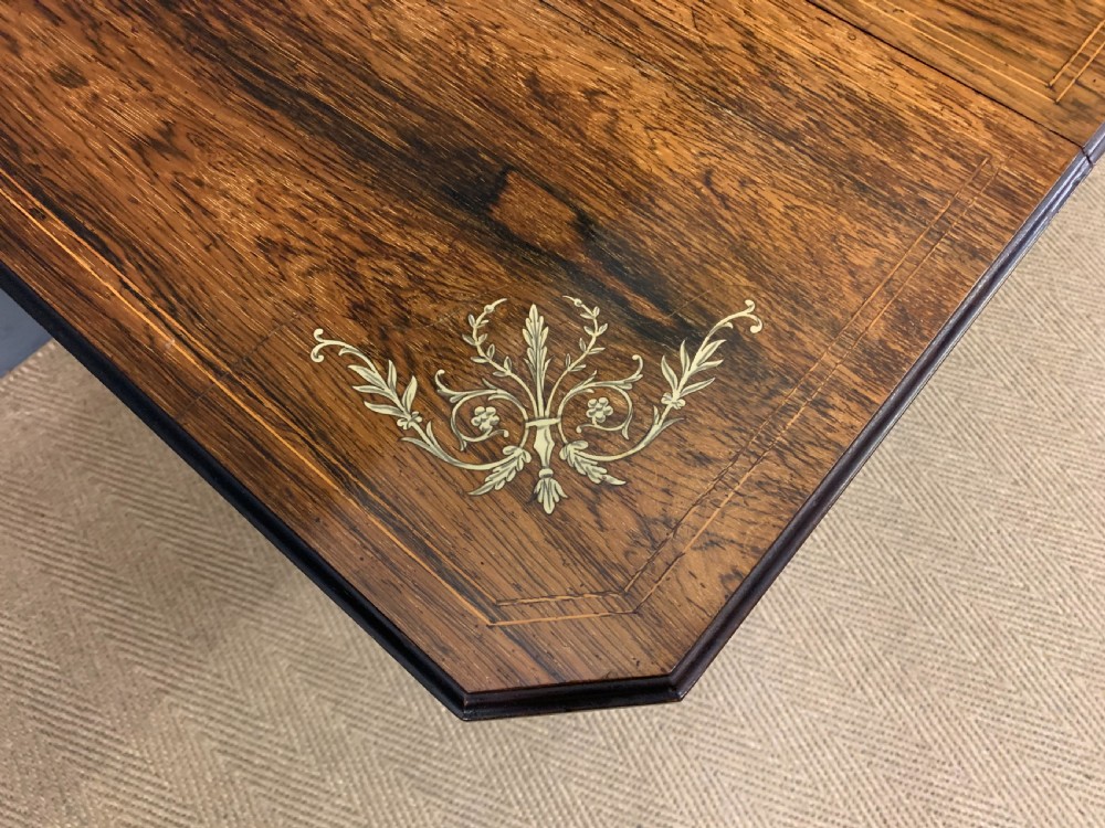 Inlaid Rosewood Sutherland Table View X
