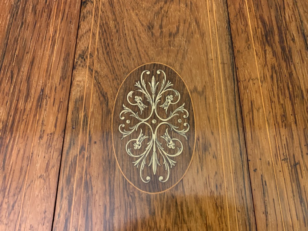 Inlaid Rosewood Sutherland Table View XI