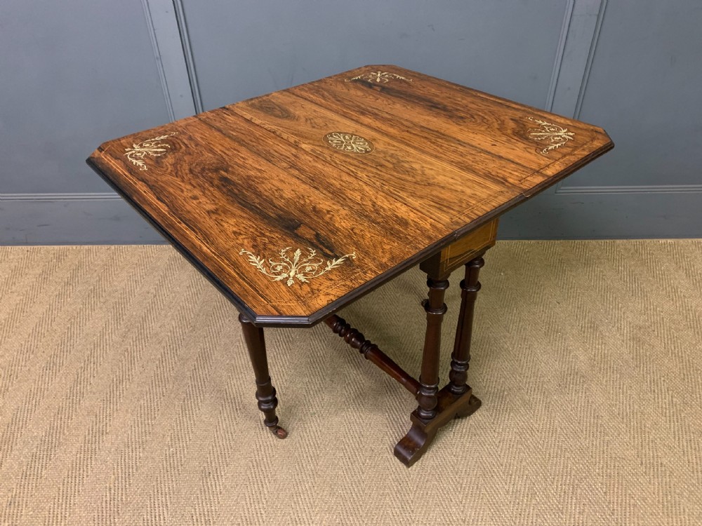 Inlaid Rosewood Sutherland Table View XII