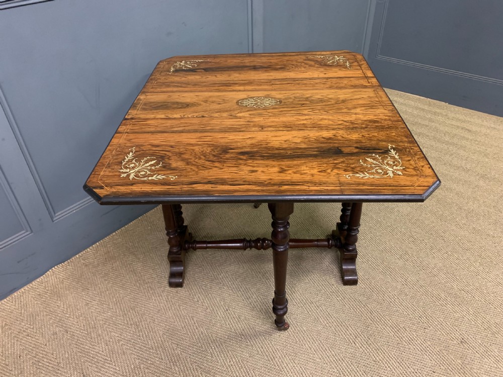 Inlaid Rosewood Sutherland Table View XIII