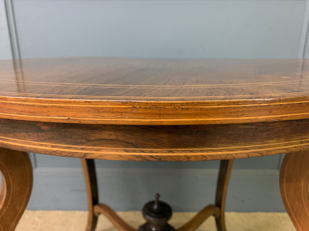Inlaid Rosewood Occasional table View VII