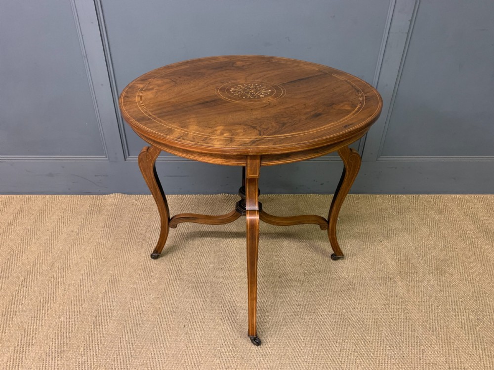 Inlaid Rosewood Occasional table View VIII