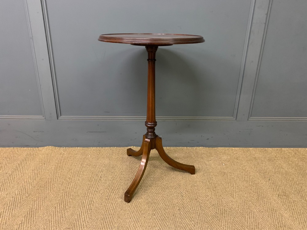Edwardian Inlaid Mahogany Wine Table View II