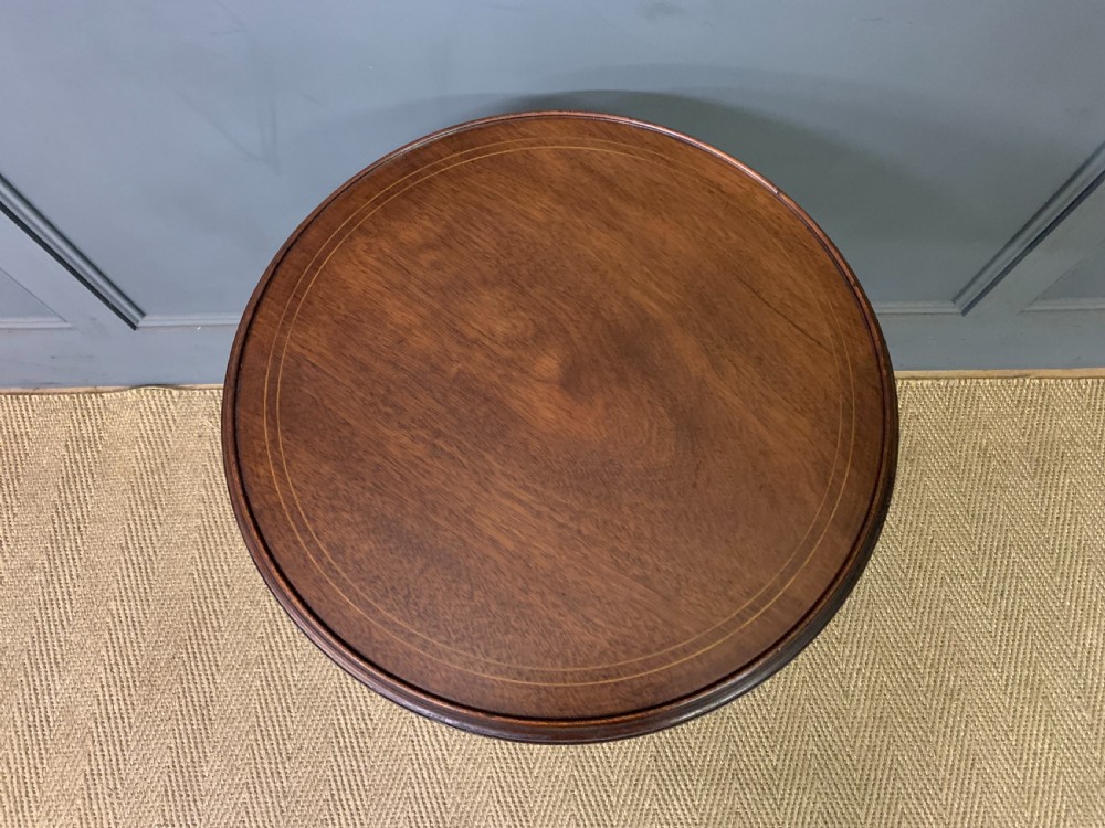 Edwardian Inlaid Mahogany Wine Table View III