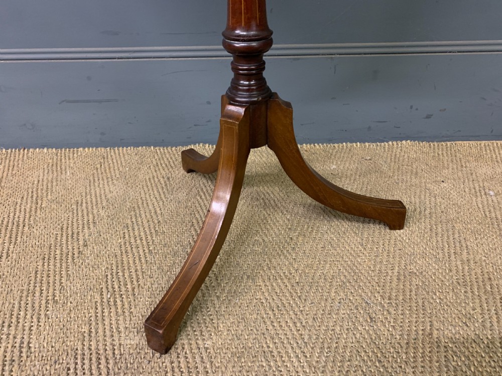 Edwardian Inlaid Mahogany Wine Table View IV