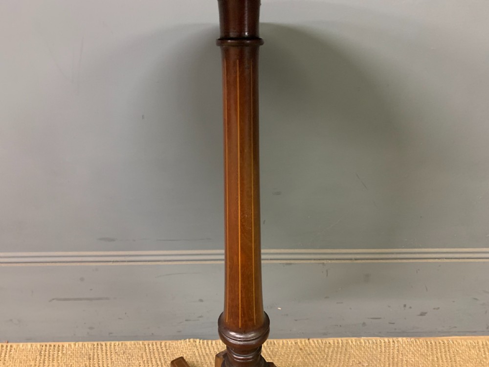 Edwardian Inlaid Mahogany Wine Table View V