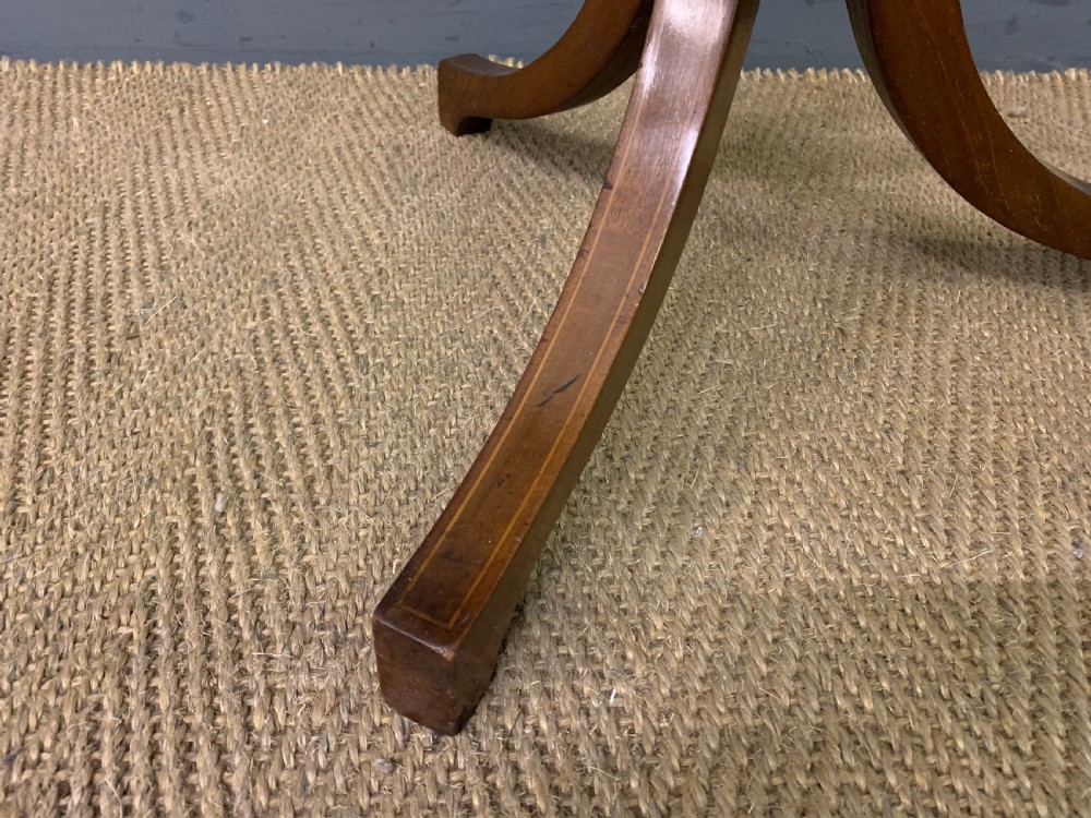 Edwardian Inlaid Mahogany Wine Table View VI