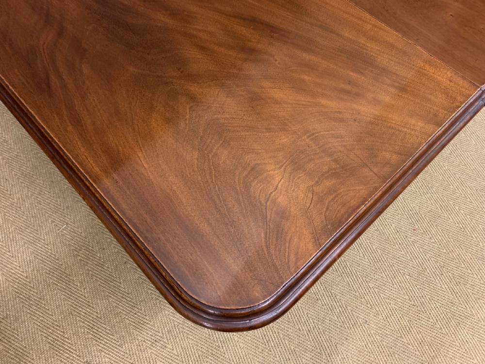 Victorian Mahogany 2 Leaf Extending Dining Table View VII