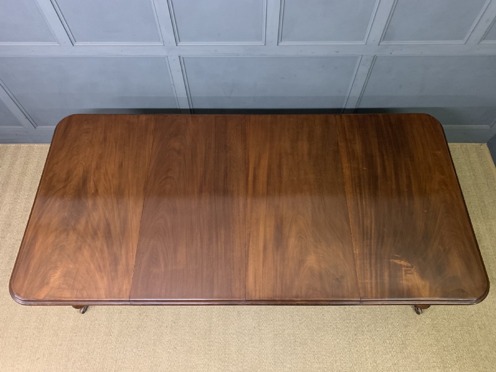 Victorian Mahogany 2 Leaf Extending Dining Table View X