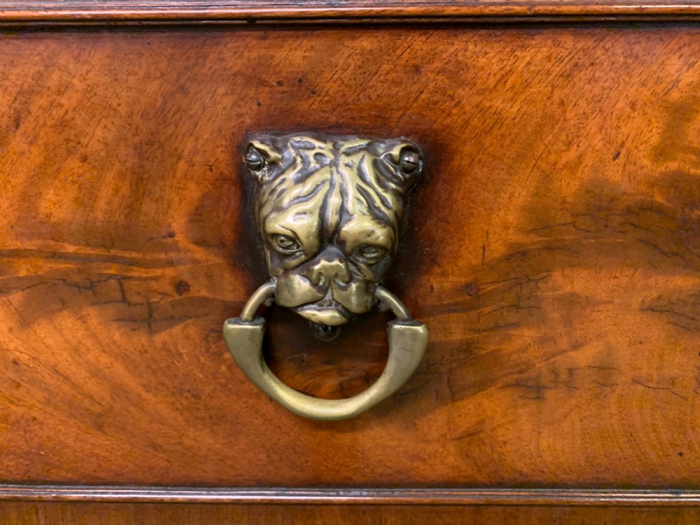 George III Mahogany Secretaire Bookcase View VI