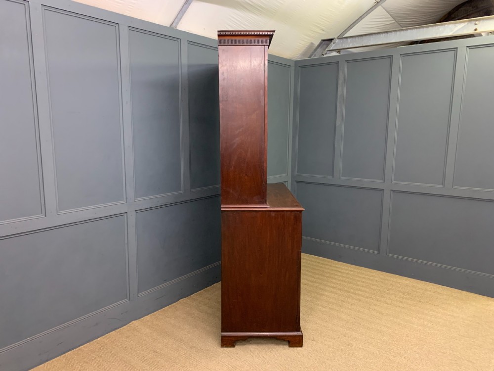 George III Mahogany Secretaire Bookcase View XXII