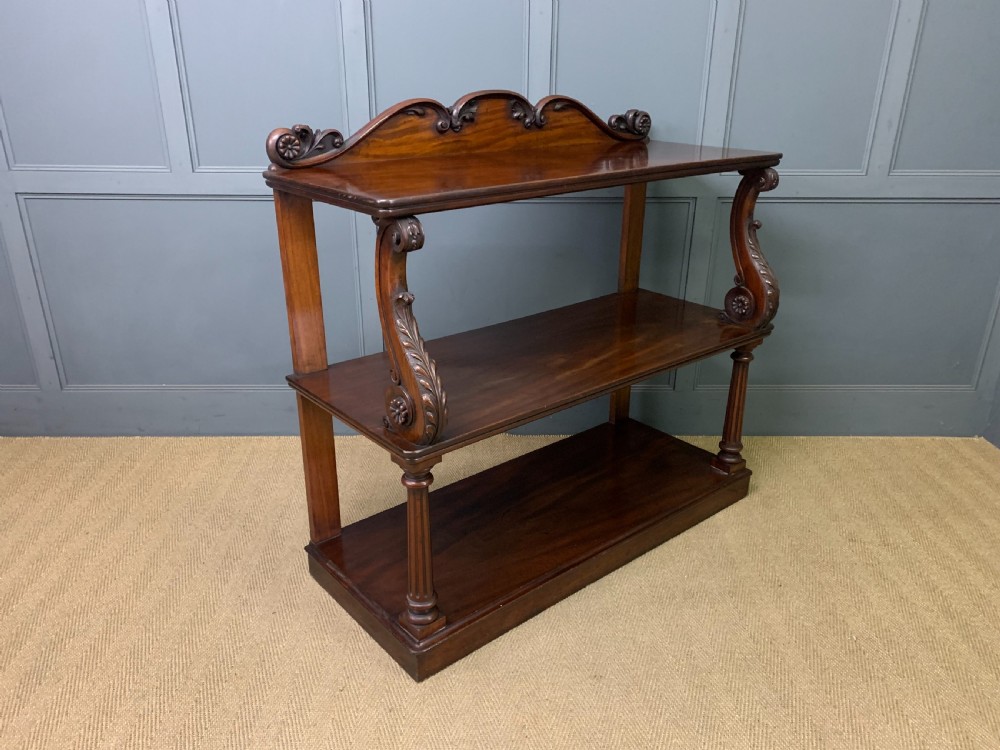 William IV Mahogany Buffet by T. Willson of London View IX