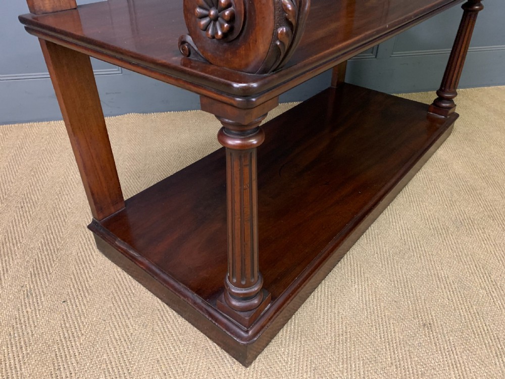 William IV Mahogany Buffet by T. Willson of London View XI