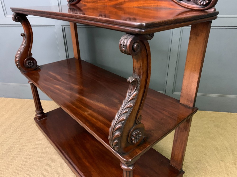 William IV Mahogany Buffet by T. Willson of London View XII