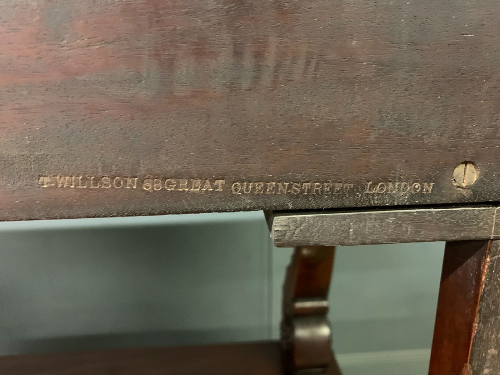 William IV Mahogany Buffet by T. Willson of London View XV