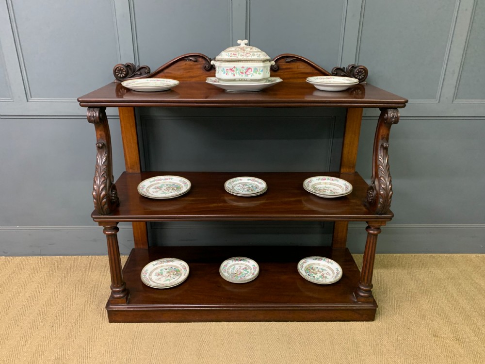 William IV Mahogany Buffet by T. Willson of London View XVII