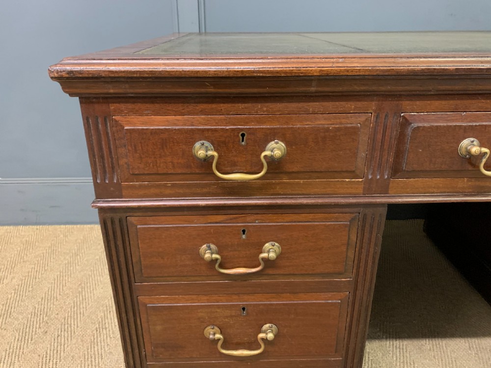 Walnut Partners Pedestal Desk by Maple & Co. View VI