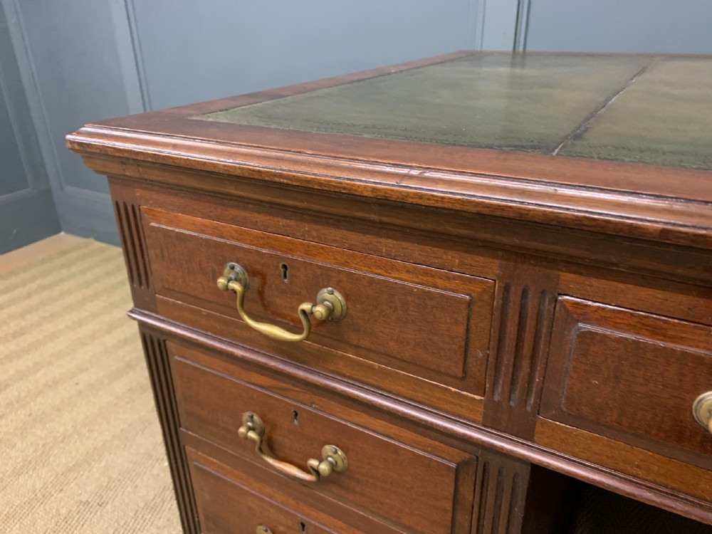 Walnut Partners Pedestal Desk by Maple & Co. View VII