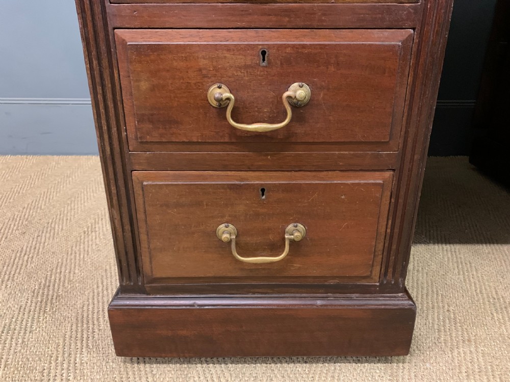 Walnut Partners Pedestal Desk by Maple & Co. View VIII