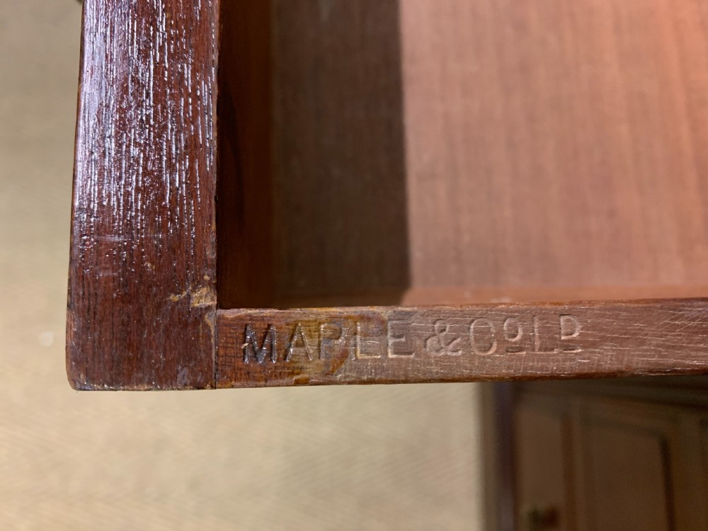 Walnut Partners Pedestal Desk by Maple & Co. View X