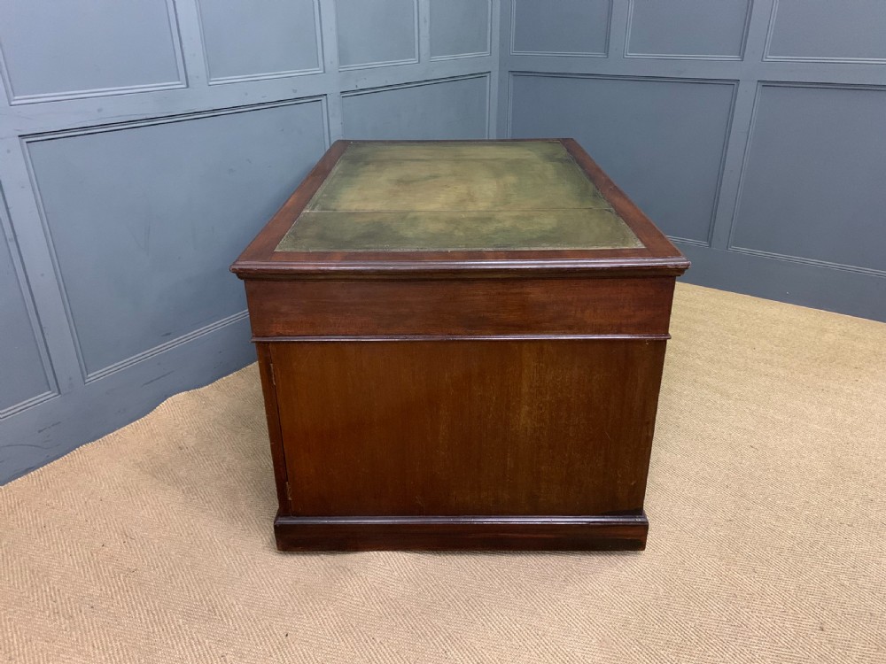 Walnut Partners Pedestal Desk by Maple & Co. View XII