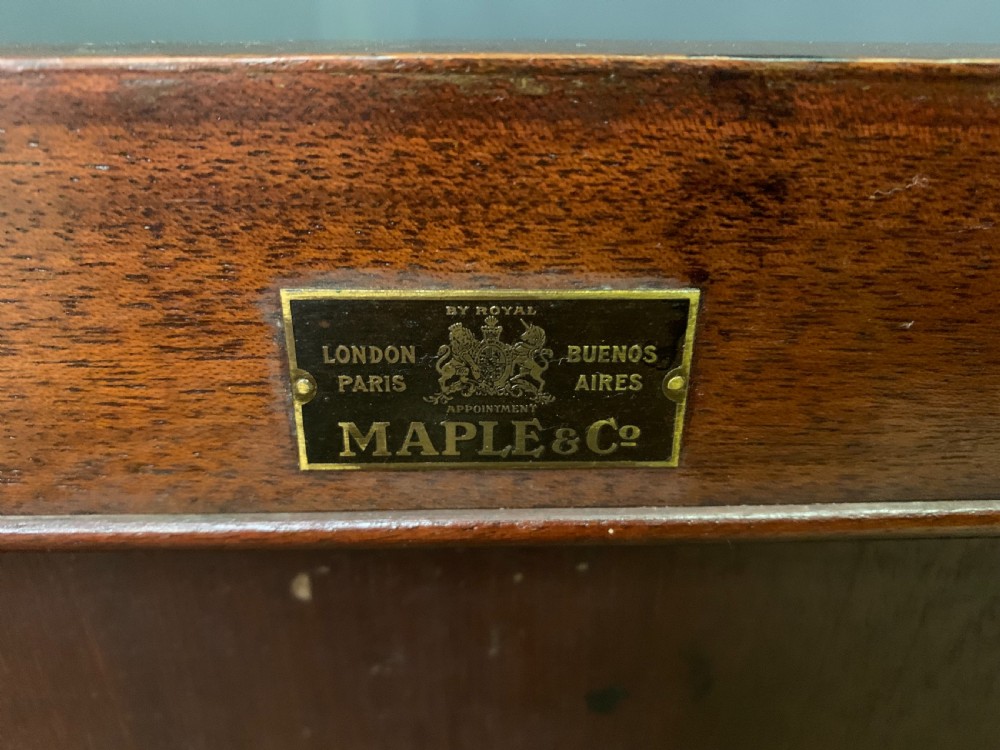 Walnut Partners Pedestal Desk by Maple & Co. View XXII