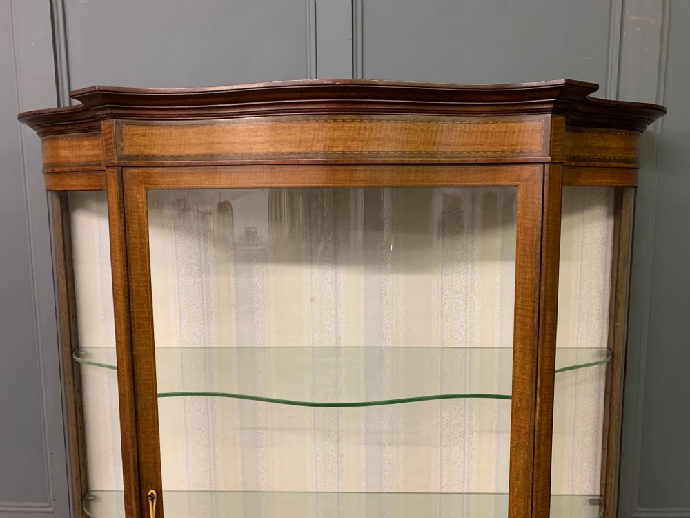 Maple & Co. Inlaid Mahogany Display Cabinet View VI