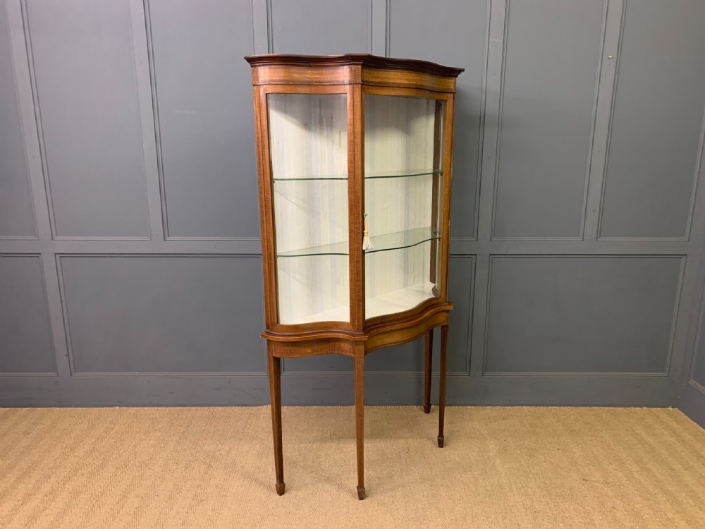 Maple & Co. Inlaid Mahogany Display Cabinet View X