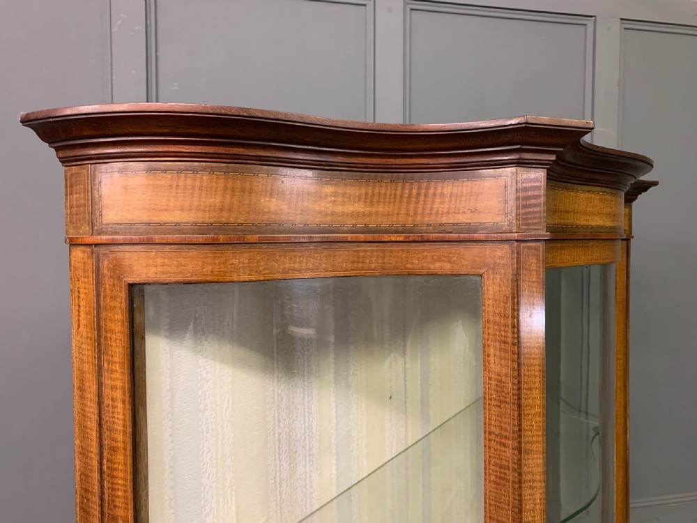 Maple & Co. Inlaid Mahogany Display Cabinet View XII