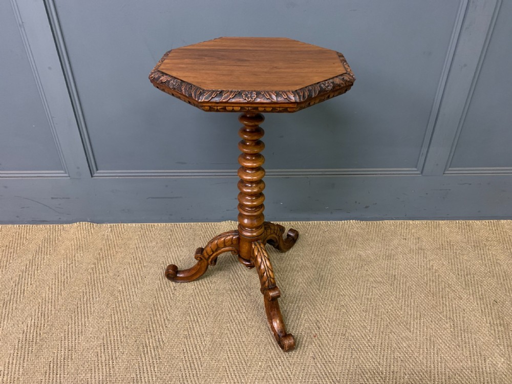 Anglo Indian Rosewood Tripod Wine Table