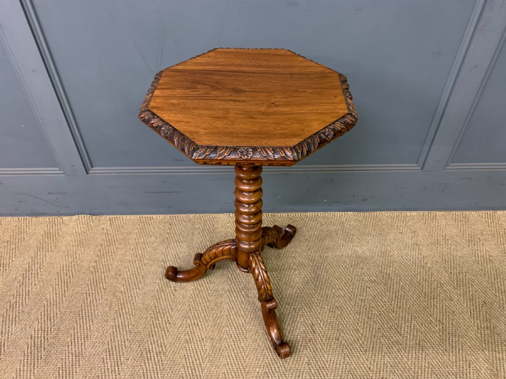 Anglo Indian Rosewood Tripod Wine Table View III